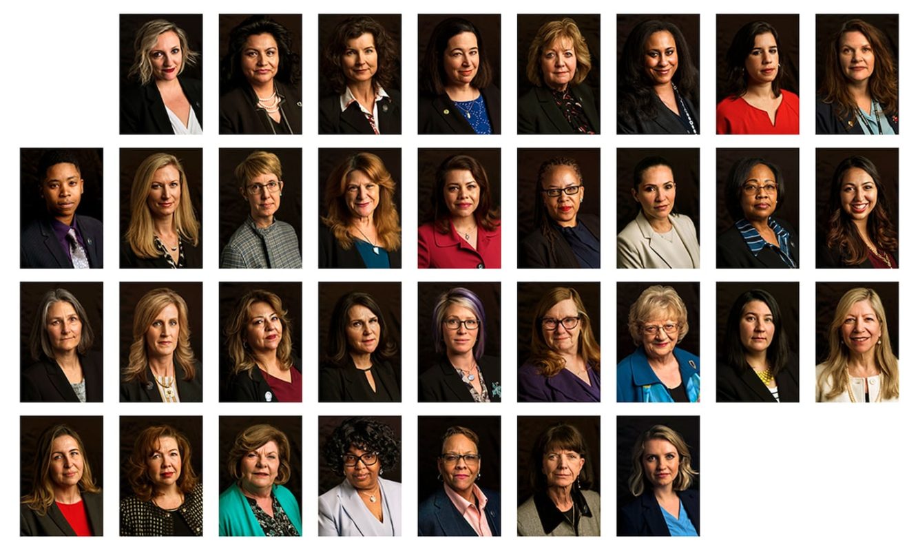 Nevada legislature headshots of women leaders