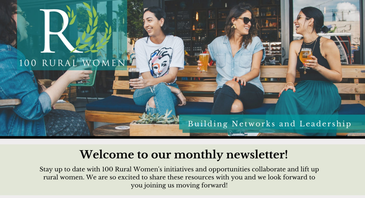 100 Rural Women Newsletter Welcome