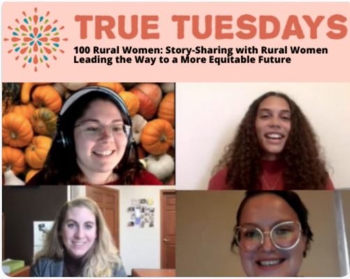 True Tuesdays Graphic showing women smiling